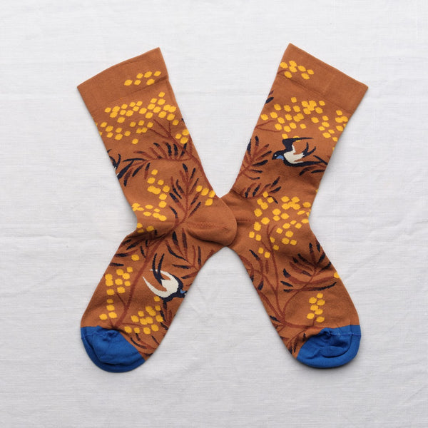 Bonne Maison Mimosas Caramel Socks