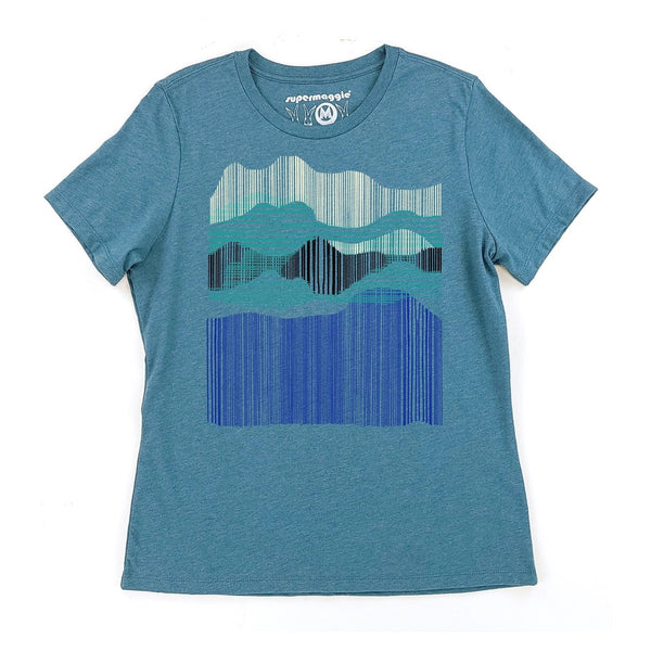 Mountains Calliope Tee in Peacock