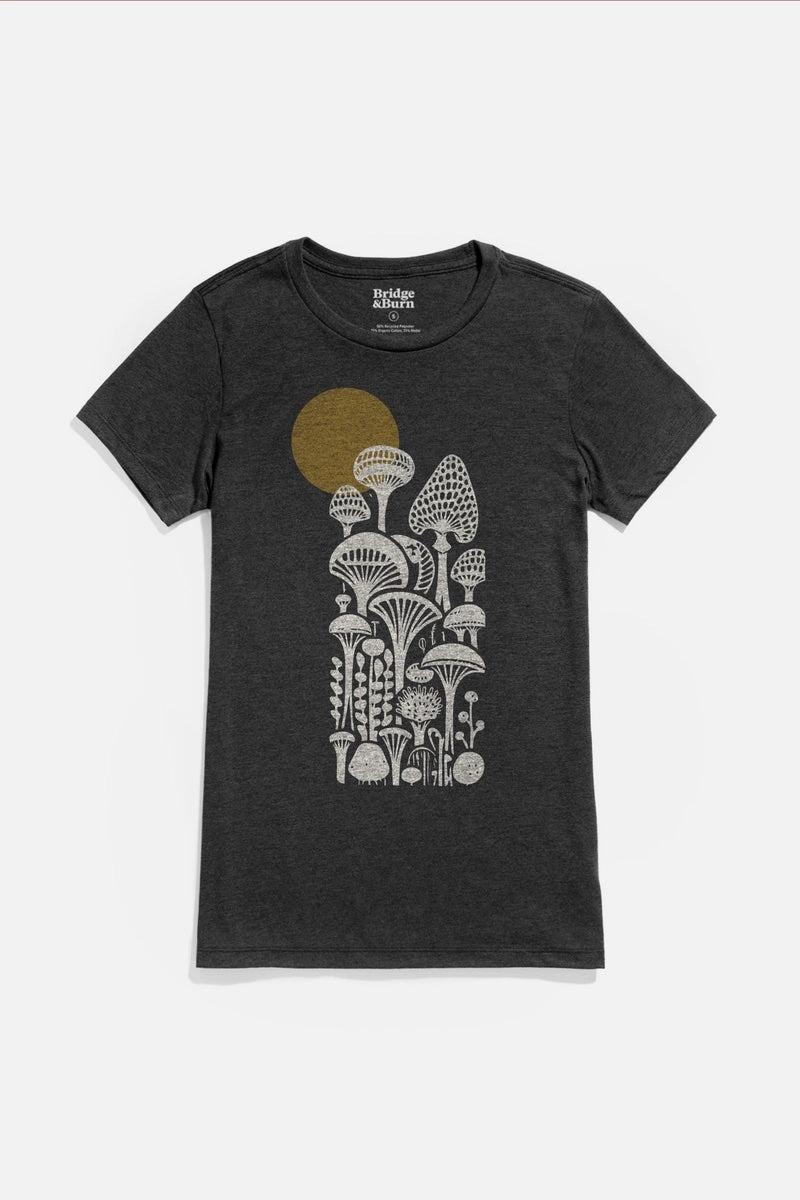 Women's Mycology Tee - Black