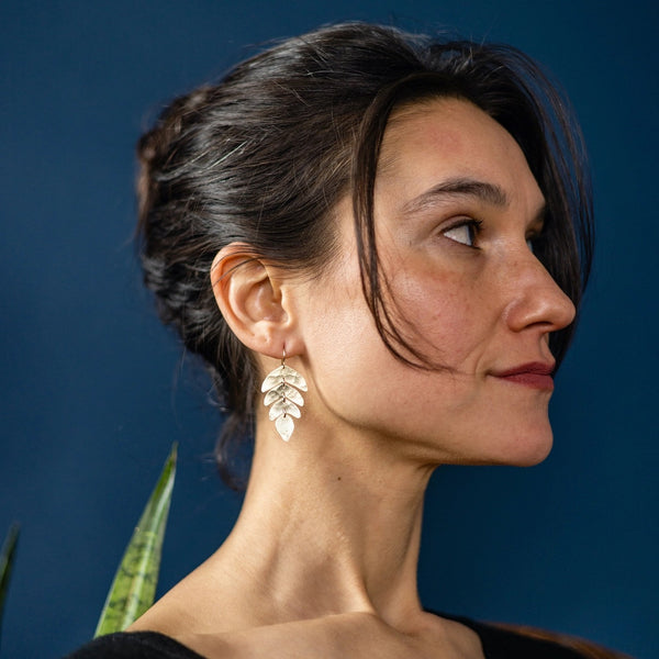Remi Earring in Brass