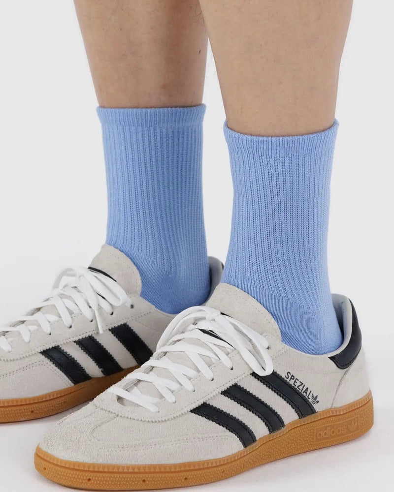 Baggu Ribbed Socks in French Blue