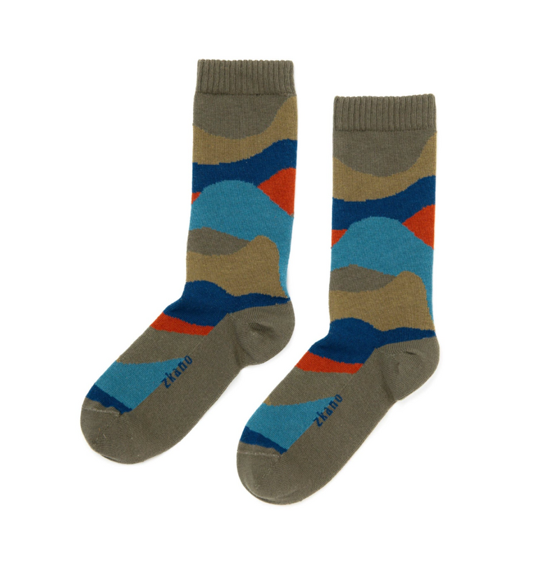 River Organic Cotton Crew Socks - Spruce