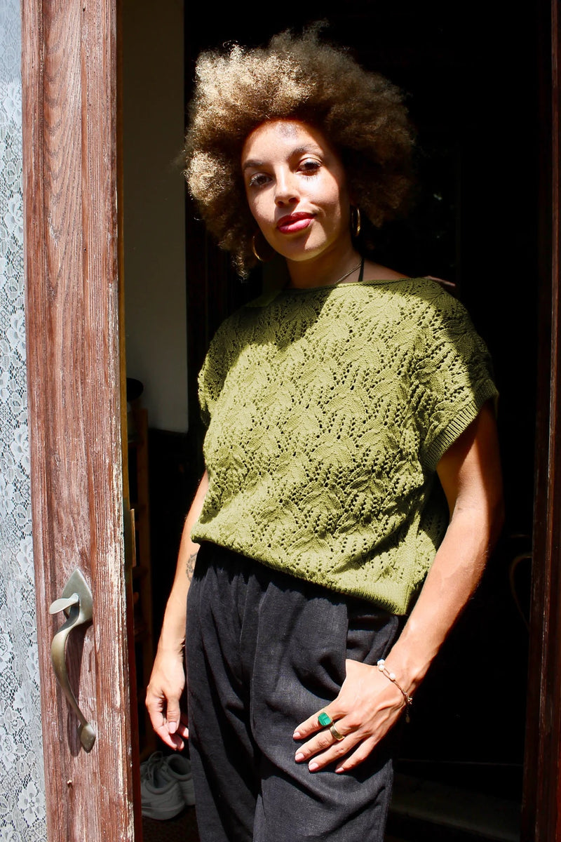 Rosey Sweater in Avocado