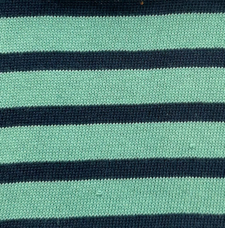 Classic Sailor Tee in Duck Egg & Indigo Stripe