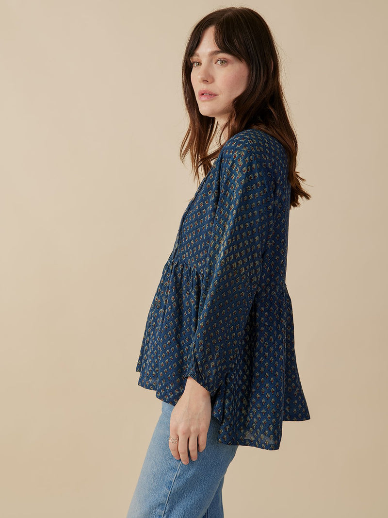 Sohla Blouse - Midnight Floral