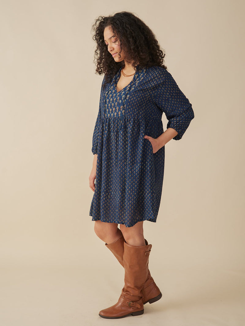 Sohla Mini Dress - Midnight Floral Mix
