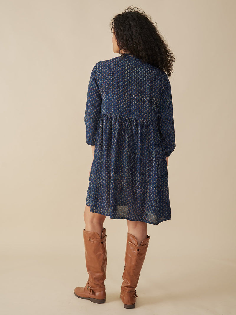 Sohla Mini Dress - Midnight Floral Mix