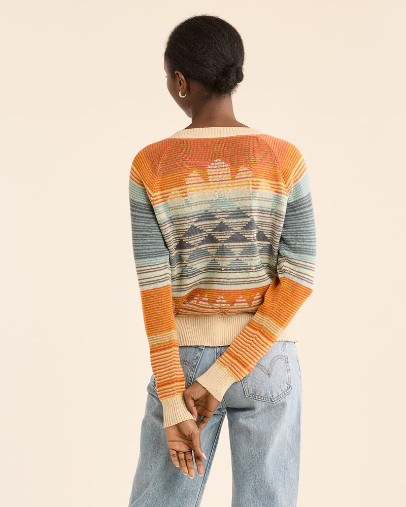 Pendleton Sunset Raglan Cotton Sweater