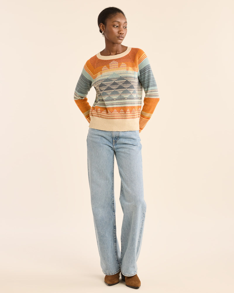 Pendleton Sunset Raglan Cotton Sweater