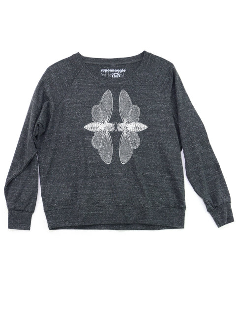 Cicadas Pia Pullover in Charcoal Heather