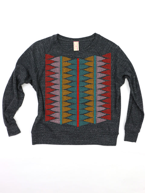 Tapestry Pia Pullover in Charcoal Heather