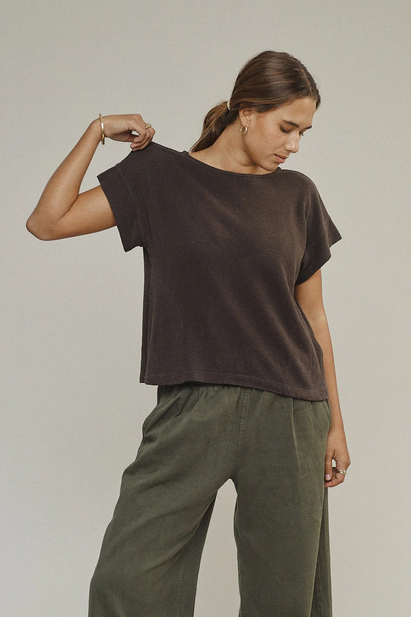 Jungmaven Taos Top in Burnt Orange
