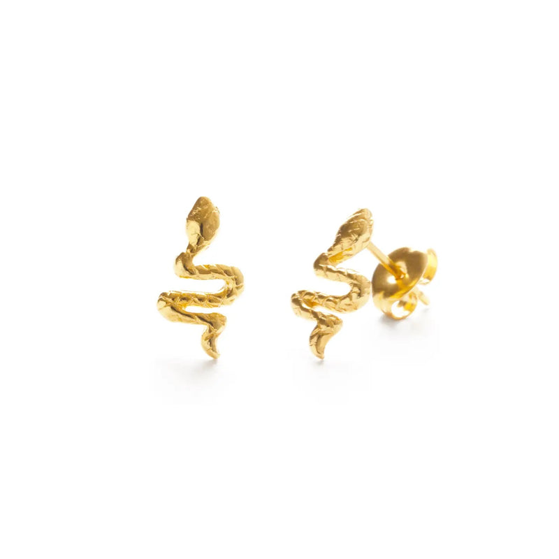 Tiny Serpent Studs