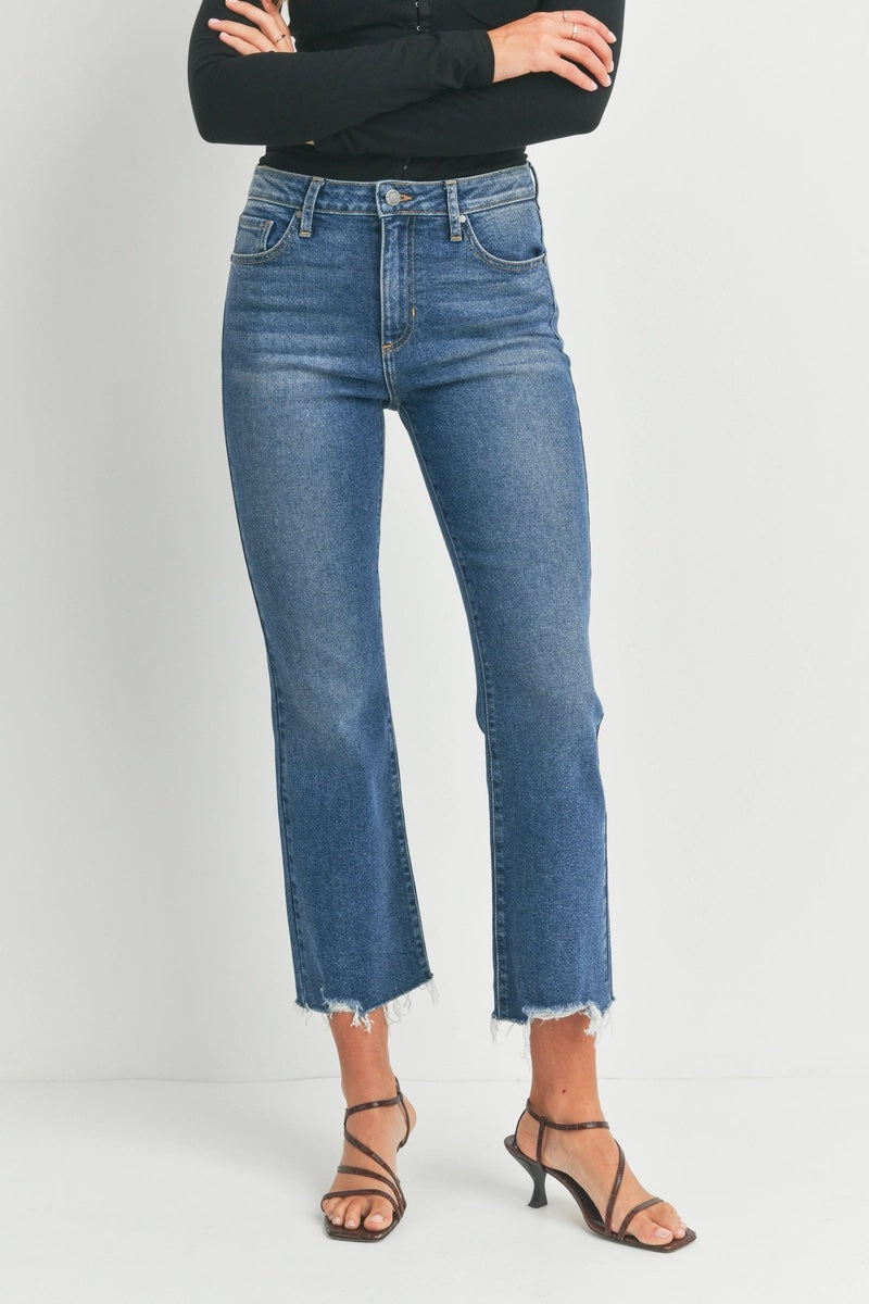 Vintage Cropped Flare - Medium Wash