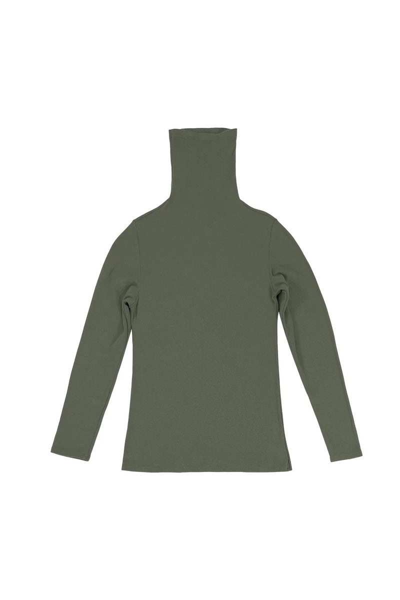 Jungmaven Whidbey Turtleneck - Olive Green