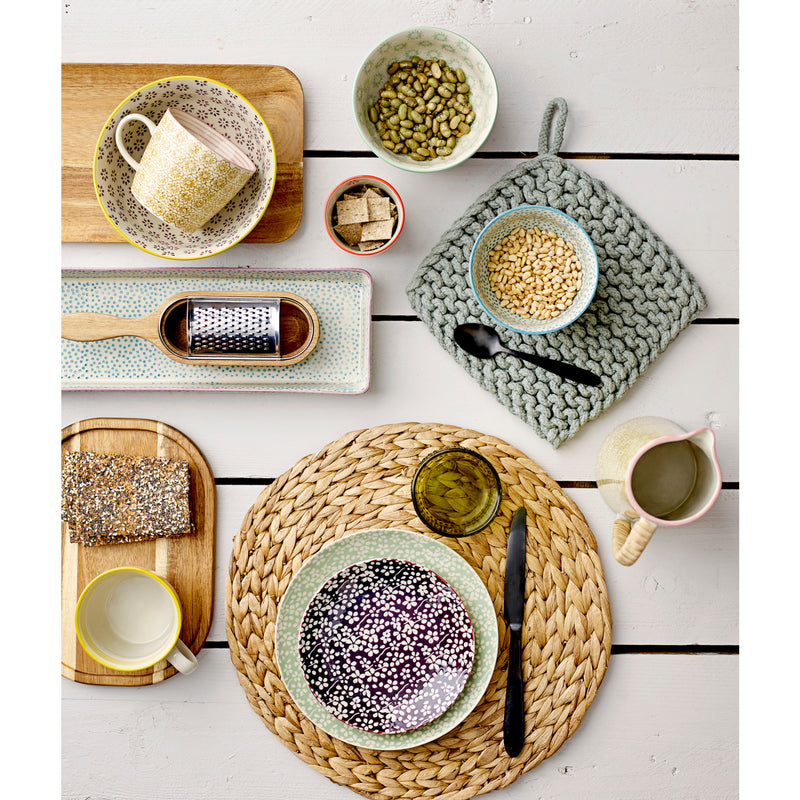 Acacia Wood and Stainless Steel Cheese Grater