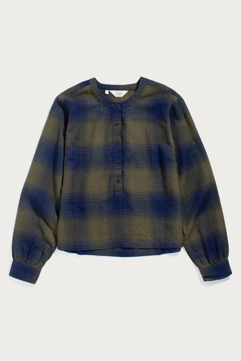 Yarra Pullover in Pacific Ombre Plaid