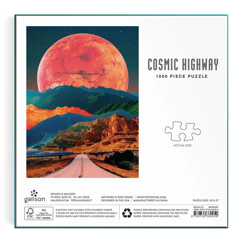 Cosmic Highway 1000 Piece Puzzle