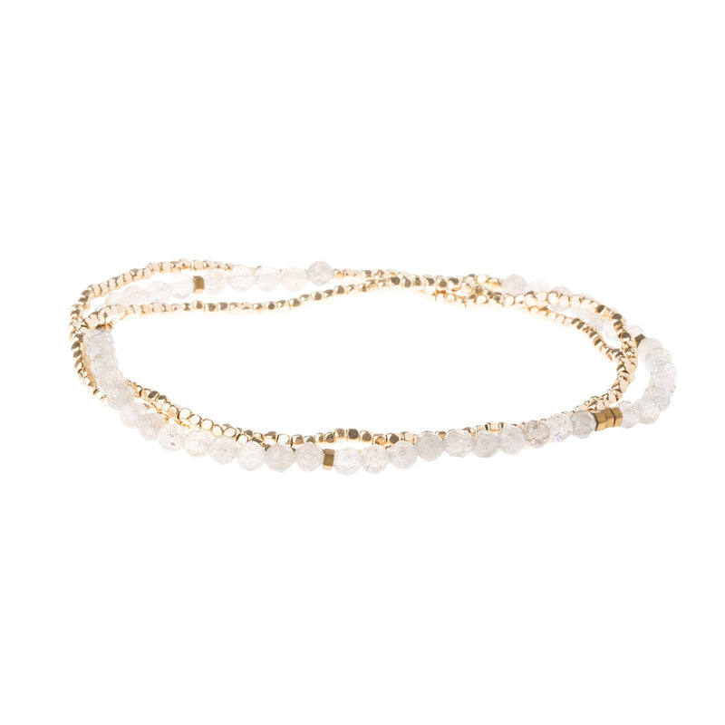 Delicate Labradorite Wrap Bracelet/Necklace