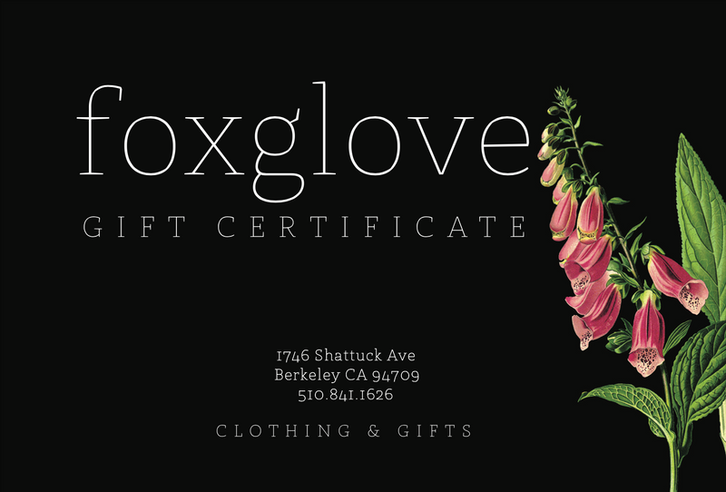 Foxglove Berkeley Gift Card
