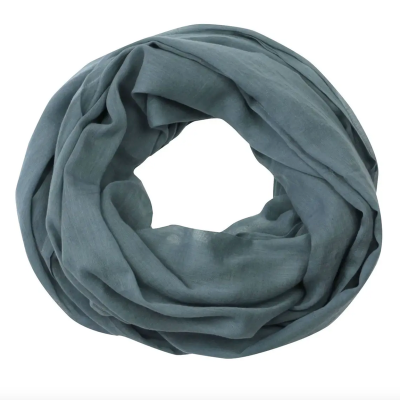 Cotton Scarf in Cloud Blue