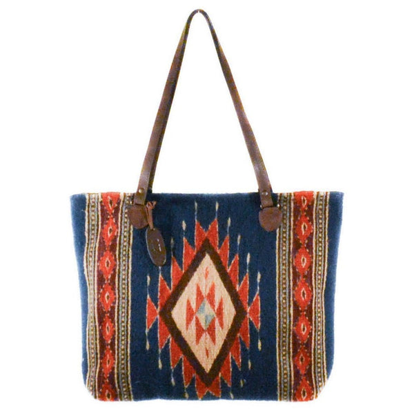 Tribal Diamond Wool Tote