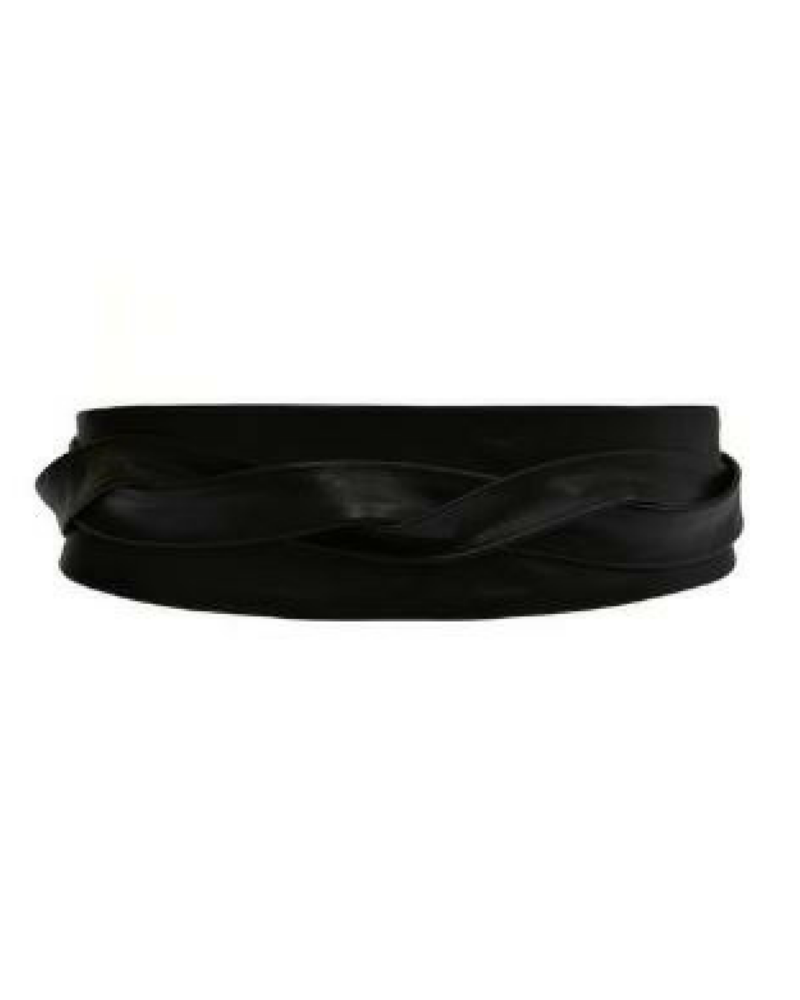 Ada Wide Leather Wrap Belt