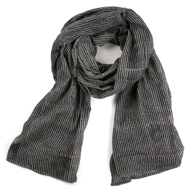 Alice Stripes Midnight Scarf