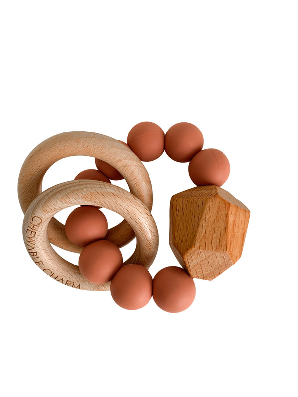 Hayes Teether Ring - Terracotta